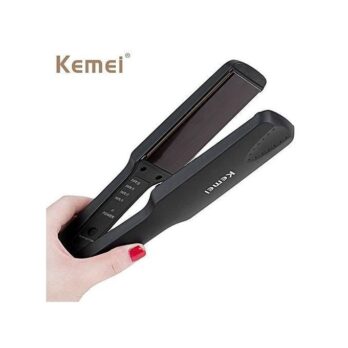 Lisseur Kemei KM-329 –Cheveux Lisses en Un Geste  | Wiloria