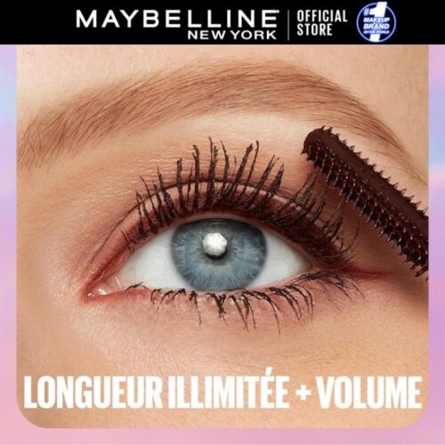 Mascara Sky High Maybelline – Volume & Longueur XXL,Teinte Burgundy  | Wiloria – Image 3