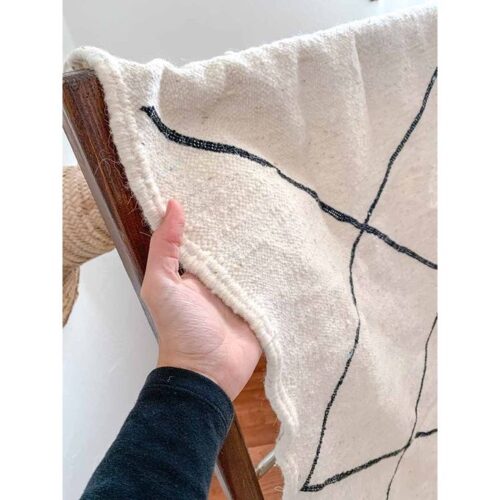 Tapis Berbère Marocain Fait Main – 100% Laine Pure,Pièce Unique  | Wiloria – Image 3