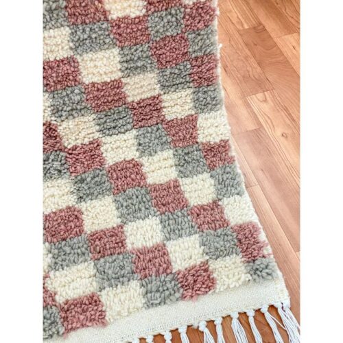 Tapis Traditionnel Marocain Haut de Gamme Fait à la main - 100% Haut Laine | Wiloria – Image 4