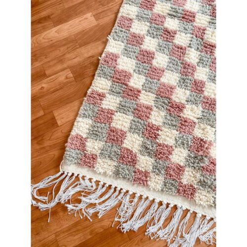 Tapis Traditionnel Marocain Haut de Gamme Fait à la main - 100% Haut Laine | Wiloria – Image 3