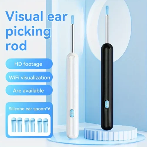 Kit Nettoyage Oreille avec Caméra – 7 Pièces, Lumière LED, iOS & Android  | Wiloria – Image 4