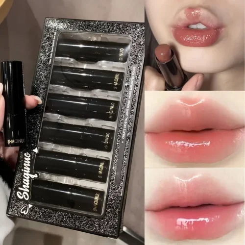 Rouge à Lèvres Miroir Lumineux – Gloss Hydratant & Brillant, Coffret Cadeau  | Wiloria – Image 3