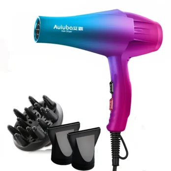 AI BAO 8898 Sèche-Cheveux Professionnel 2200W | Haute Capacité 2,4L–3L + Accessoires – Idéal Salon & Maison – Livraison Gratuite