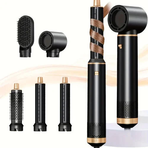 Styliste Capillaire 5 en 1 – Sèche-Cheveux Ionique, Brosse & Boucleuse Automatique | Wiloria – Image 5