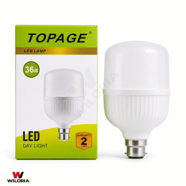 Lampe LED TOPAGE 36W Économique B22 & E27 au Maroc | Wiloria