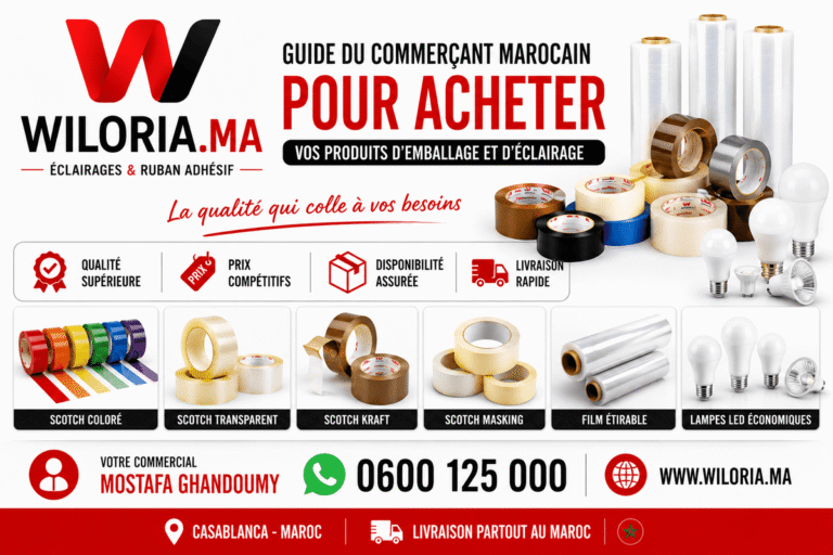 Lire la suite à propos de l’article دليل التاجر المغربي لشراء منتجات التغليف والإنارة