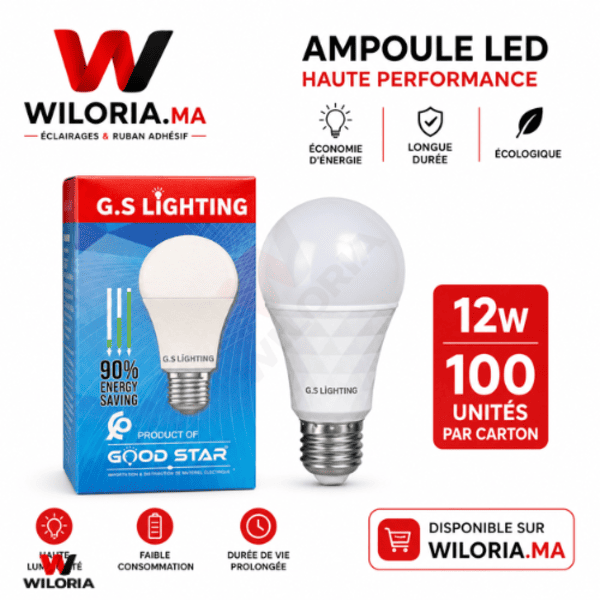 Ampoule LED GS 12W : La Solution d’Éclairage Économique et Durable à Prix de Gros