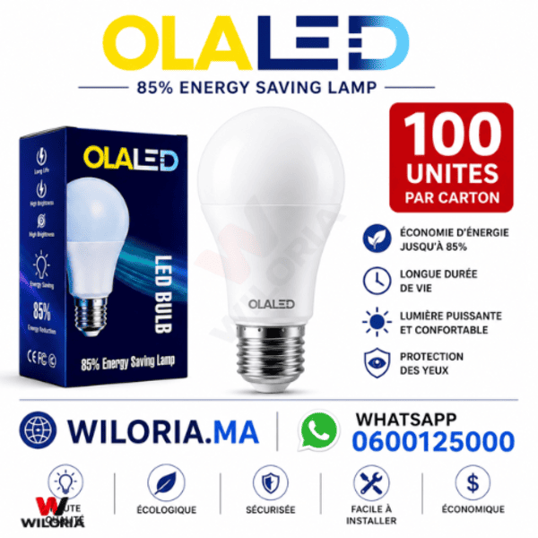 OLALED Ampoule LED 9W : L&rsquo;Éclairage Économique et Performant au Meilleur Prix de Gros
