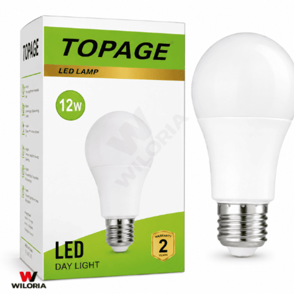 Lampe LED TOPAGE 12W – Économie d&rsquo;énergie jusqu&rsquo;à 80%